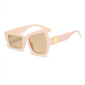 Gafas de Sol con <span class=keywords><strong>Cejas</strong></span> Elevadas de Estilo Hip Hop, con Diseño Irregular y Exagerado de los Tamaños de los Ojos - Product Image 3