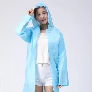 Áo Mưa EVA Áo Mưa Poncho Dài Có Mũ Chống Nước Cho Nam Nữ Người Lớn Để Đi Bộ Đường Dài Ngoài Trời Du Lịch Câu Cá Leo Núi