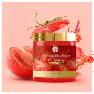 Exfoliante corporal exfoliante de tomate al por mayor de marca privada Gommage Blanchissant de Guangzhou Factory