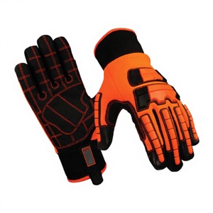 Industrial Anti-Vibration Mechanic Safety <b>Gloves</b> Cut Heat Resistant Impact-Protected Synthetic Leather Work Protection Rubber - Product Image 1