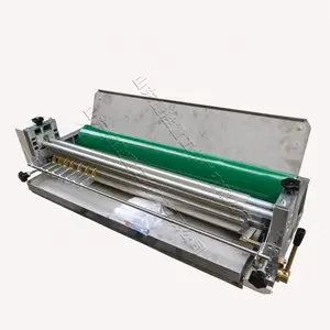 Direct selling 201 stainless steel glue machine Mini Speed Adjustment Glue equipment Corrugated paper gluing device