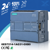 6ES7214-1AG31-0XB0 Siemens CPU 1214C SIMATIC S7-1200 PLC Controller DC DC DC Modul Kontrol Otomasi