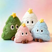 Coussin en peluche Arbre de Noël mignon, jouet en peluche doux en forme de sapin de Noël, décoration de maison pour les fêtes, cadeau