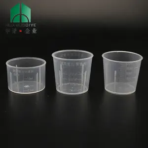 Gobelets de mesure en plastique, pour bouteille de sirop, 1 pièce de 20ml, usage en laboratoire et en hôpital, tasse graduée PP