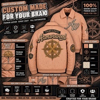 Blouson de baseball pour homme entièrement personnalisé en cuir d'agneau, taille américaine, avec appliques en strass et broderies, en cuir véritable, style universitaire, streetwear