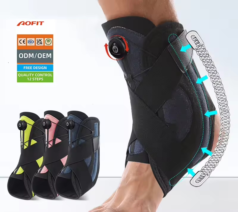 Adjustable Compression Ankle Support Brace Knob