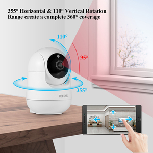 Caméra IP de sécurité Kerui 3MP de bonne qualité, caméra Tuya, babyphone, caméra sans fil intérieure à 360 degrés, caméra réseau Wifi sans fil - Product Image 6