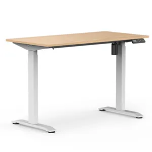 건강한 자동적인 전기 고도 서 있는 컴퓨터 자동화된 책상을 위로 서 있는 앉기를 위한 조정가능한 강철 테이블 상승 기초 다리
