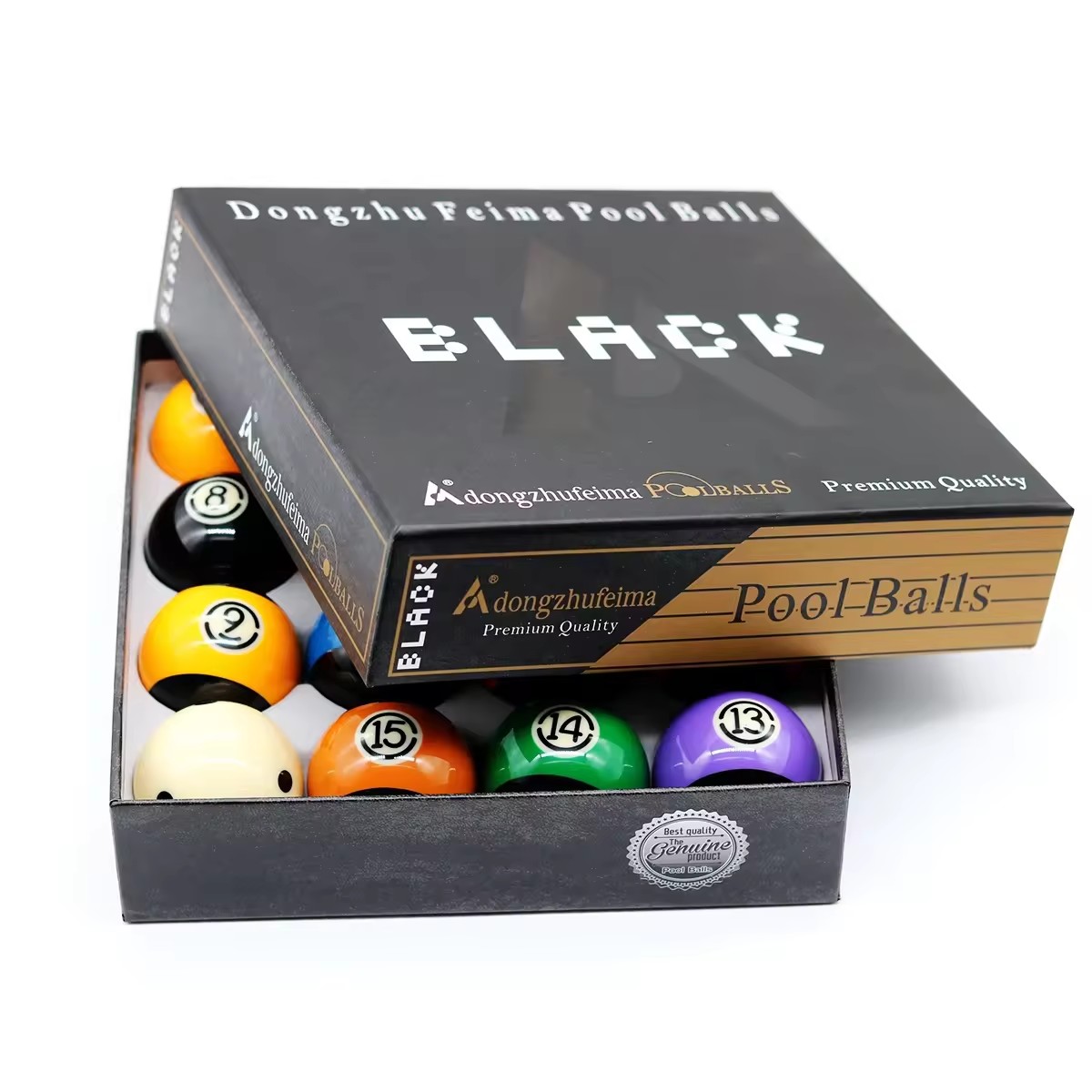 Feima Pool Balls - Superior Quality 57.2mm Set of 16