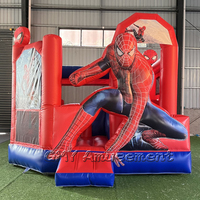 Trampoline gonflable Spiderman sur mesure pour usage commercial à vendre