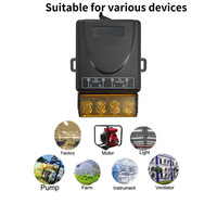 RF433 commutateur de télécommande sans fil 433Mhz AC 220V relais moteur pompe à eau système d'accès de porte commutateur sans fil alimentation de voiture