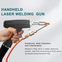 Machine de soudage laser à fibre en acier inoxydable 1500W/2000W/3000W 4-en-1 portable, soudeuse CNC, découpeuse et nettoyeuse pour métaux