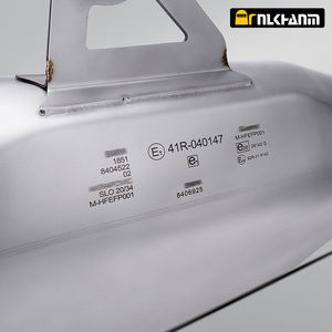 NLKHANM Motorcycle Exhaust System Modified Stainless Steel AK Dual Outlet <strong>Escape</strong> Muffler for R1250GS - Product Image 3