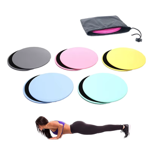 Set di Accessori per Pilates Personalizzabili con Logo: Anello in EVA ABS Rosa, Slider per Allenamento Core, Pesi per Caviglie, Set di Bande di Resistenza - Slider per Yoga e Pilates - Product Image 1