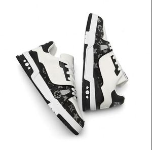 Zapatillas de Skateboard Casuales con Cordones, de Moda 2026, con Parte Superior de Cuero de Corte Bajo y Estilo Robusto, para Todas las Estaciones - Product Image 3