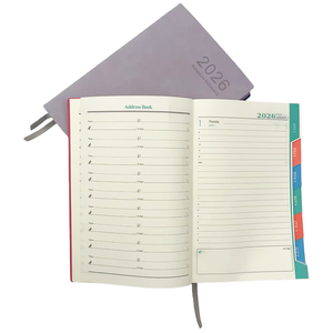 Ежедневник-планер из мягкой кожи, креативный, на 2026 год, ежедневный, еженедельный, ежегодный, формат А5 - Product Image 3