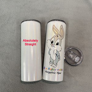 Vaso Térmico Recto de 20oz para Sublimación con Purpurina, Sin BPA, Aislamiento Absoluto, Taza de Café, Envío desde Almacén de EE. UU. - Product Image 3