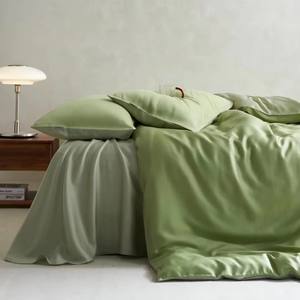 絹のような滑らかな竹ビスコースシートセットコア冷却竹ベッドシーツセット3個 - Product Image 3