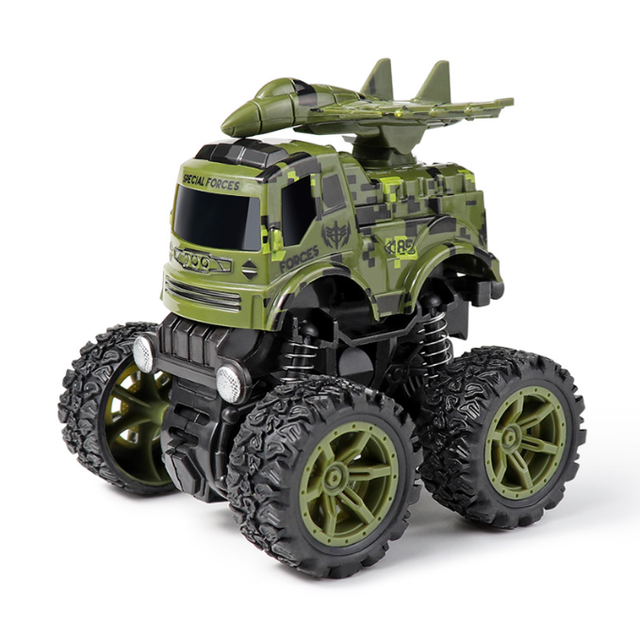 Manufacturers Direct Sales Inertial Four-wheel Drive Off-road Military Fire Engineering Vehicle Children's Plastic Gift Toy Car