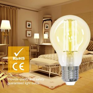 หลอดไฟ LED Antela E27 7W 806LM 4000K สีขาวกลาง ไม่สามารถหรี่แสงได้ A19 ไฟคริสต์มาส 6 แพ็ค - Product Image 3