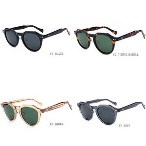 نظارات شمسية ذهبية مستقطبة بإطار كامل خفيف الوزن ومريح للاستخدام الخارجي للجنسين مصنوعة من الأسيتات المخصص بحماية UV400 فاخرة وعصرية لعام <span class=keywords><strong>2025</strong></span> - Product Image 6