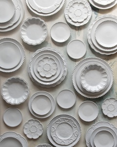 Juego de Platos de Porcelana para Boda <span class=keywords><strong>Besta</strong></span> Shanxi DDP, con Perlas, para Fiestas - Product Image 3