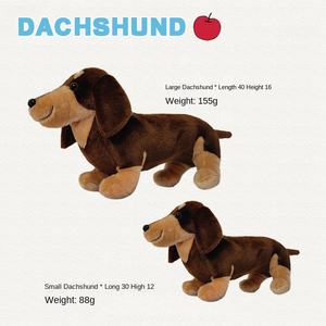 Boneka Anjing Lucu untuk Putri, 3 Warna, Kawaii, Super Lembut, Lapisan Jala, Bordir, Penghibur untuk Bayi Anak-anak 11-30cm - Product Image 4