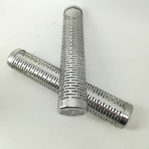 Tubo Perfurado de Aço Inoxidável de Alta Qualidade (304/316) Tubo de Malha Filtrante Tubo Perfurado com Furos Redondos - Product Image 2