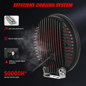 Haute puissance Drl rond 9 pouces projecteur Led étanche longue durée de vie conduite lumière de travail pour camion lourd remorque tracteur Marine - Product Image 5