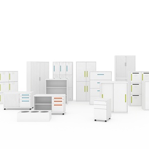 Nội thất văn phòng có thể khóa Tủ lưu trữ tủ thép nhỏ Tủ hồ sơ với ngăn kéo cửa cho văn phòng nhà trường hoặc hội thảo - Product Image 5