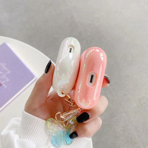 Étui <span class=keywords><strong>Airpods</strong></span> 1 2 Pro, <span class=keywords><strong>coque</strong></span> rigide style <span class=keywords><strong>papillon</strong></span>, nouveau boîtier écouteurs pour filles, tendance - Product Image 6