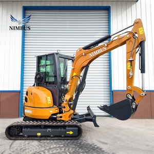 NIMBUS Kustomisasi Mesin Lengkap dan Konfigurasi Opsional Mini Digger 4 Ton 4.5 Ton Mini Digger Beroda Rantai Besar - Product Image 1