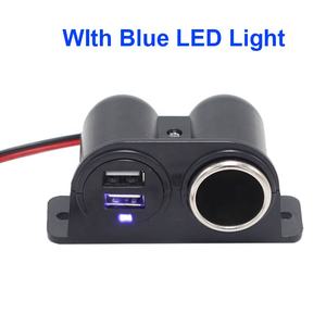 Noir <span class=keywords><strong>voiture</strong></span> allume-cigare <span class=keywords><strong>auxiliaire</strong></span> USB double <span class=keywords><strong>prise</strong></span> de courant DC 12V <span class=keywords><strong>prise</strong></span> adaptateur de <span class=keywords><strong>prise</strong></span> accessoires de <span class=keywords><strong>voiture</strong></span> - Product Image 3