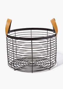Modern Wall Mounted Iron Metal Copper Plated Magazine Storage Basket Hanging Office <b>File</b> <b>Document</b> Holder Organizer Kitchen - Product Image 6
