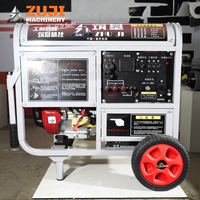 Générateur à essence ZUJI 15000TE 8,5 kW à double tension, démarrage électrique, 230 V/400 V, moteur en cuivre pur, puissance nominale 8,5 kW, puissance maximale 10 kW, réservoir de carburant de 20 L