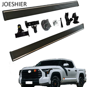 JOESHIER Ensemble complet de marchepieds latéraux électriques en alliage d'aluminium avec protection tout-terrain pour Toyota Tundra 2022+ - Product Image 1