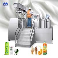 Homogénéisateur de mayonnaise 300L 1500L avec capacité de chauffage, mélangeur pour la fabrication de savon liquide, machine à émulsionner et mélanger pour l'industrie cosmétique