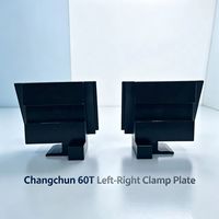 Plaque de mâchoire universelle 60T, bloc de serrage gauche-droite pour machine d'essai de matériaux Changchun