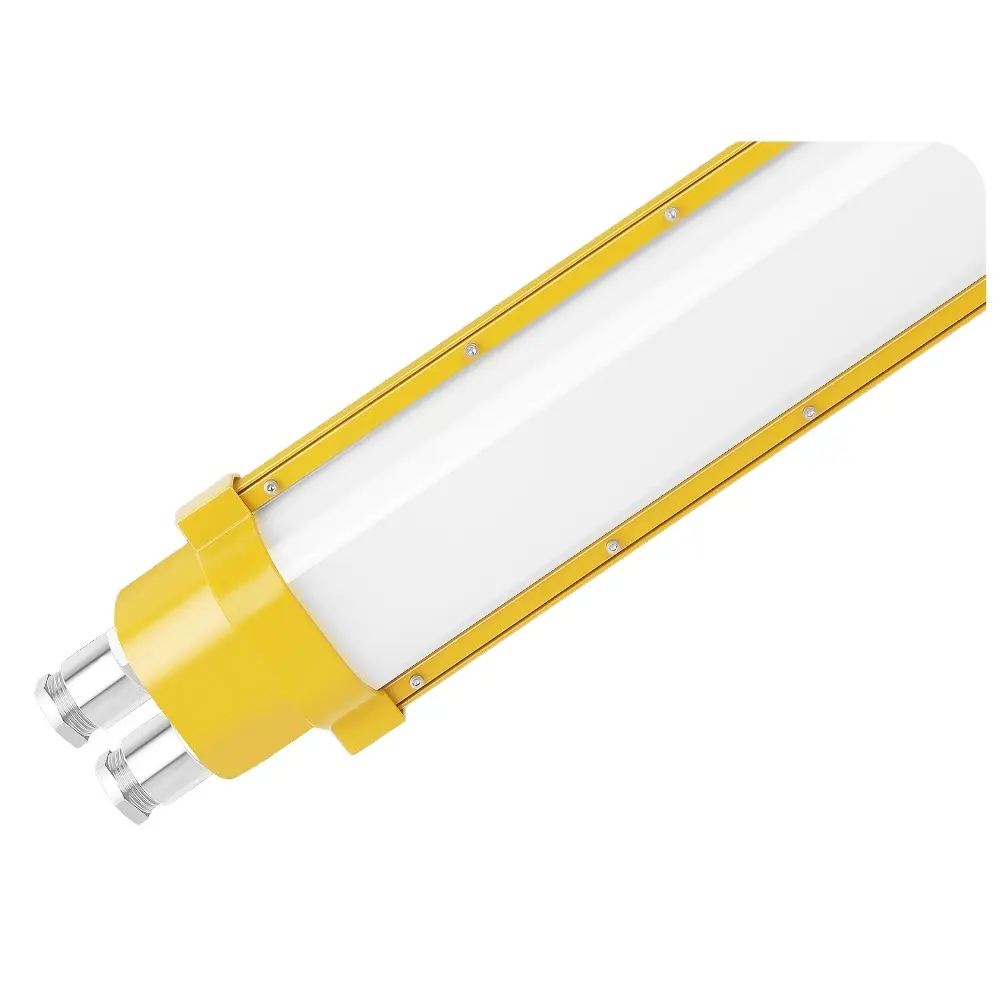 atex approved explosion proof light IP66 linear tube light emergency led 60W tri proof xpower fluorescent light