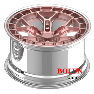 볼룬 공장 직판 장미 금 단조 자동차 림 18 19 <span class=keywords><strong>20</strong></span> 21 23 인치 5x114.3 단조 6061 알루미늄 합금 단조 자동차 바퀴 - Product Image 4