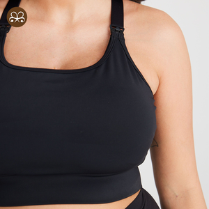 Venta al por mayor de sujetadores de <span class=keywords><strong>lactancia</strong></span> con Tirantes ajustables logotipo personalizado ropa de maternidad para mujer sujetadores deportivos de <span class=keywords><strong>lactancia</strong></span> - Product Image 3