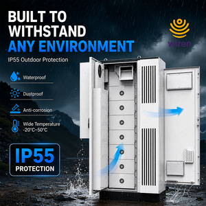 ตู้เก็บพลังงานแบตเตอรี่ LiFePO4 สำหรับภายนอกอาคาร Volt61 61.44kWh 69.72kWh 76.8kWh - Product Image 3
