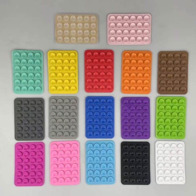 New 24 Suckers Suction  Holder Sucker Silicone Holders Mount Suction Cup Backed Adhesive Silicone Rubber Sucker