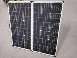 Flagsun 120W Ultra Light Black Outdoor Folding <b>Solar</b> Charging Mono Foldable 20% Efficiency <b>Power</b> System <b>Kit</b> - Product Image 1