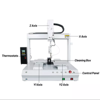 Machine de soudage automatique Sinrad SR-331R pour cartes PCB, à deux stations, haute vitesse, pour étainnage par immersion, 0,02 mm