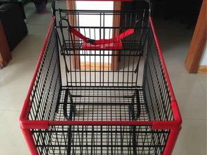 Chariot de courses Technibilt 6240 de style américain, largeur 25 pouces, revêtement poudré, 180L, chariots de courses pour supermarchés - Product Image 4