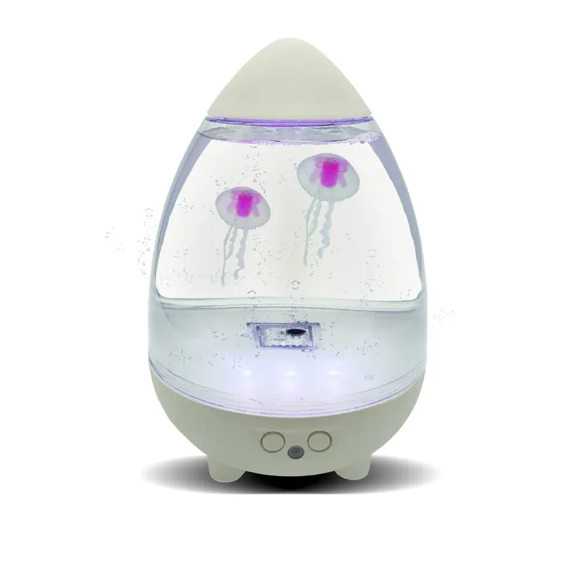 Lumière de méduse alimentée par USB silencieuse petite veilleuse cadeau d'anniversaire créatif ornements led méduse lampe de bureau
