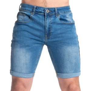 2023 New Arrival Hot Sale Denim <b>Shorts</b> Pant Oversize High Quality <b>Men</b> Denim <b>Shorts</b> Pant Zipper Fly Denim100% Cotton <b>Baggy</b> - Product Image 6