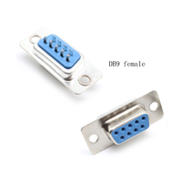 Conector DB9 DB15 DB25 DB37 macho y hembra, conector de soldadura tipo DB, conectores de tipo DB
