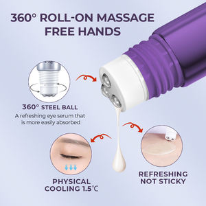 Private Label Vegan Roller Massager <strong>Eye</strong> Care Dark Circle <strong>Eye</strong> <strong>Bags</strong> Wrinkle <strong>Removal</strong> Anti Aging Under <strong>Eye</strong> Lifting Serum <strong>Cream</strong> - Product Image 4